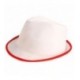 Sombreros Personalizados Premium Blanco Ribete