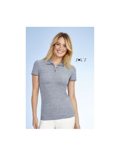 POLO JASPEADO DE MUJER PANAME