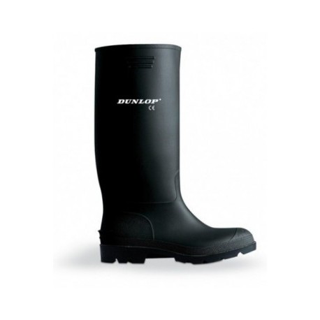 BOTA DE AGUA PVC CAÑA ALTA NEGRA