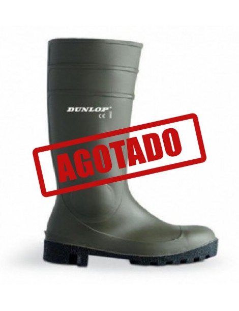 BOTA DE AGUA PVC/NITRILO PROTECCION PUNTERA VERDE